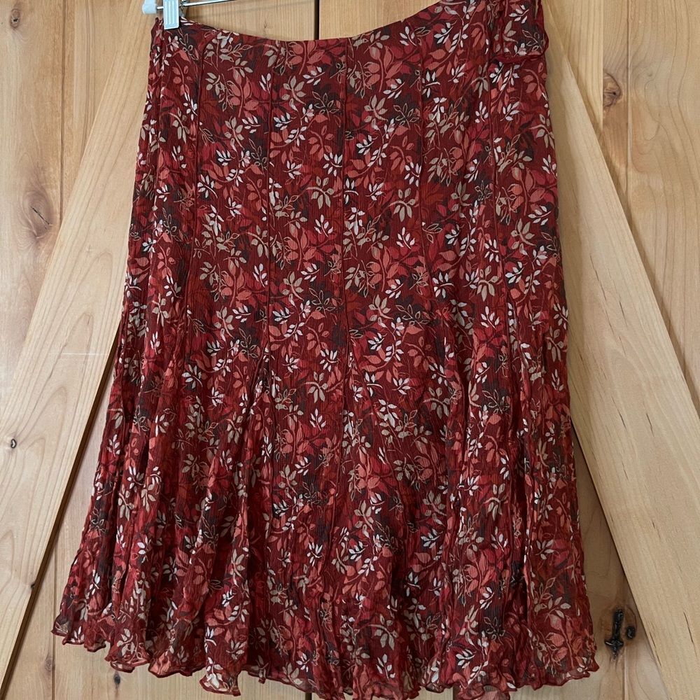 Boho Silk Skirt